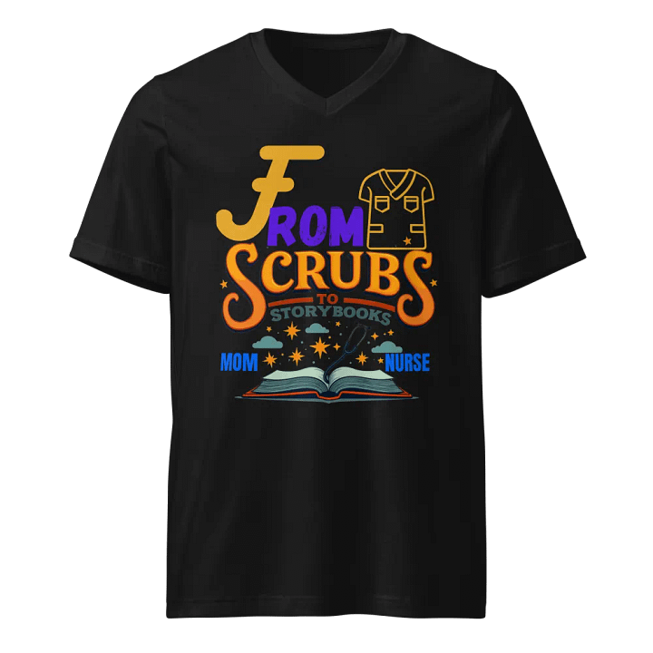 From Scrubs to Storybooks V-Neck Tee product image (1)