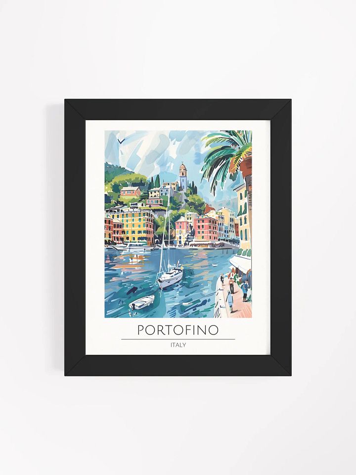 Portofino Italy Framed Travel Poster product image (1)