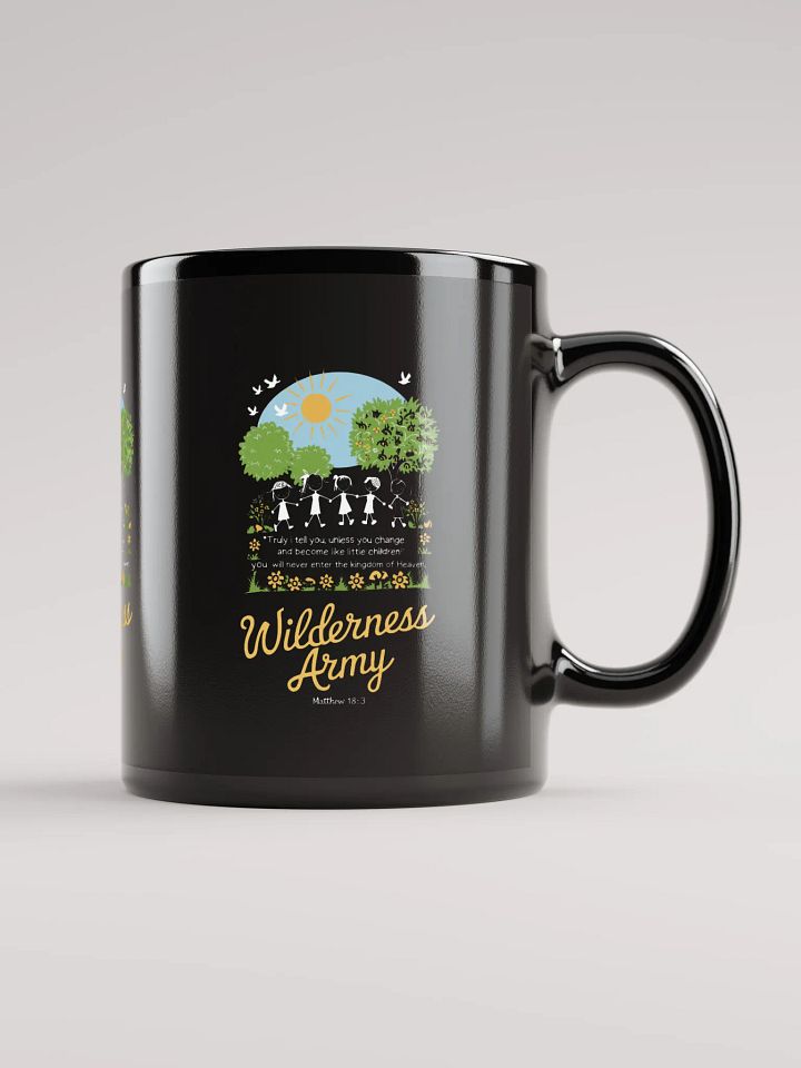 Black Wilderness Army Be Like Little Children Mug product image (1)