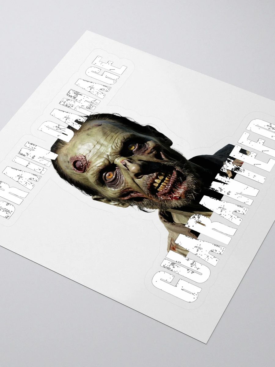 BRAIN DAMAGE GUARANTEED - Kiss Cut Stickers product image (3)