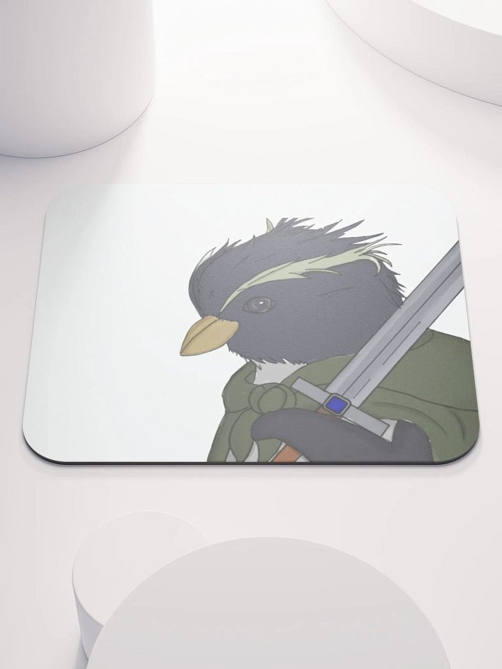 Waddles The Mouse Pad (White) product image (1)