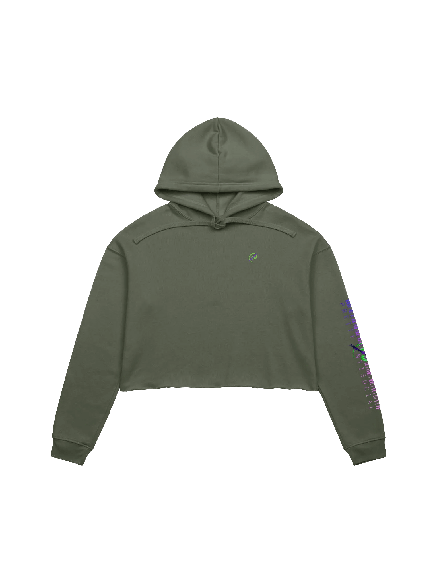 The PASP OG x Barcode Logo Cropped Hoodie product image (1)