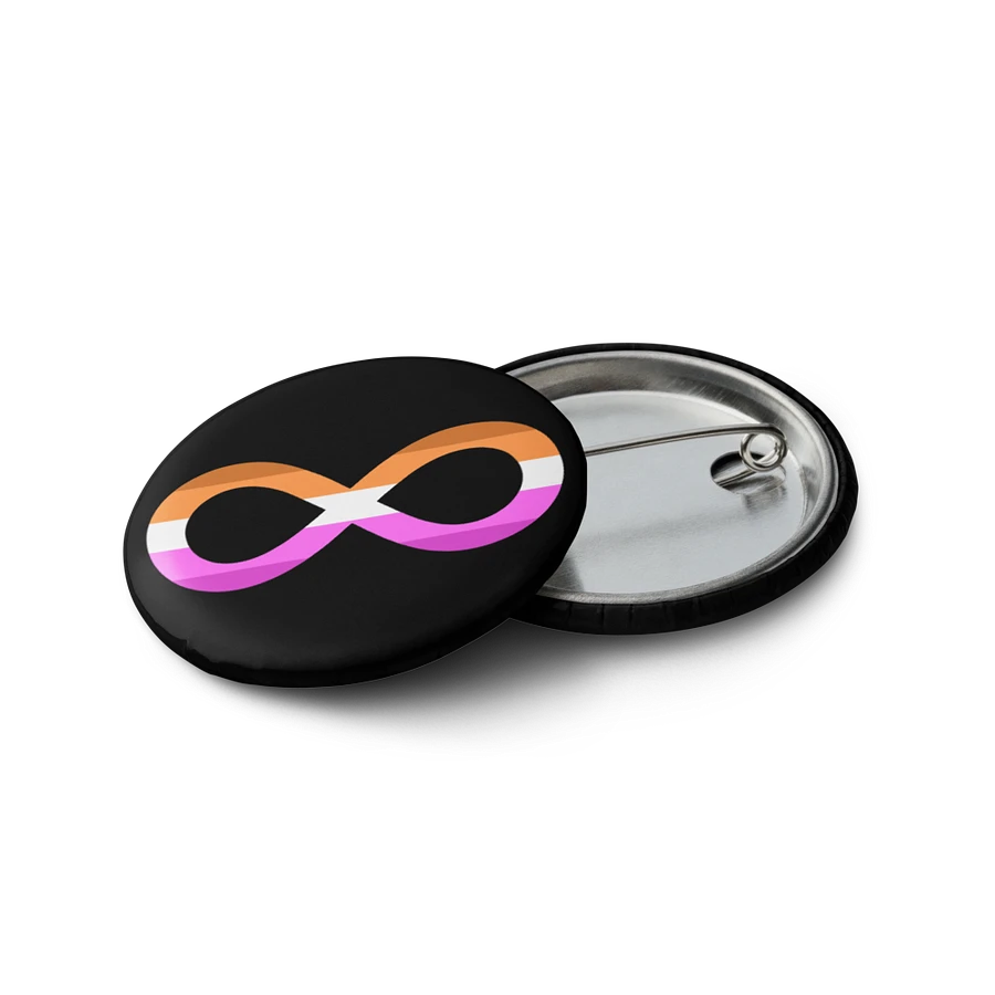 Autistic Lesbian Infinity Pin Set product image (3)