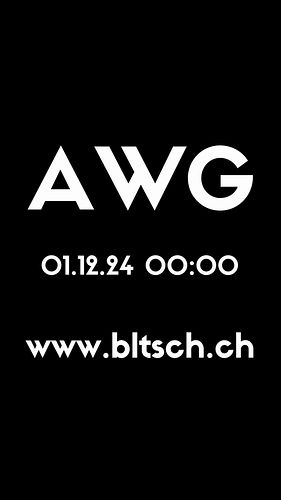 AWG Collection - 01.12.2024 - 00:00 Uhr - www.bltsch.ch