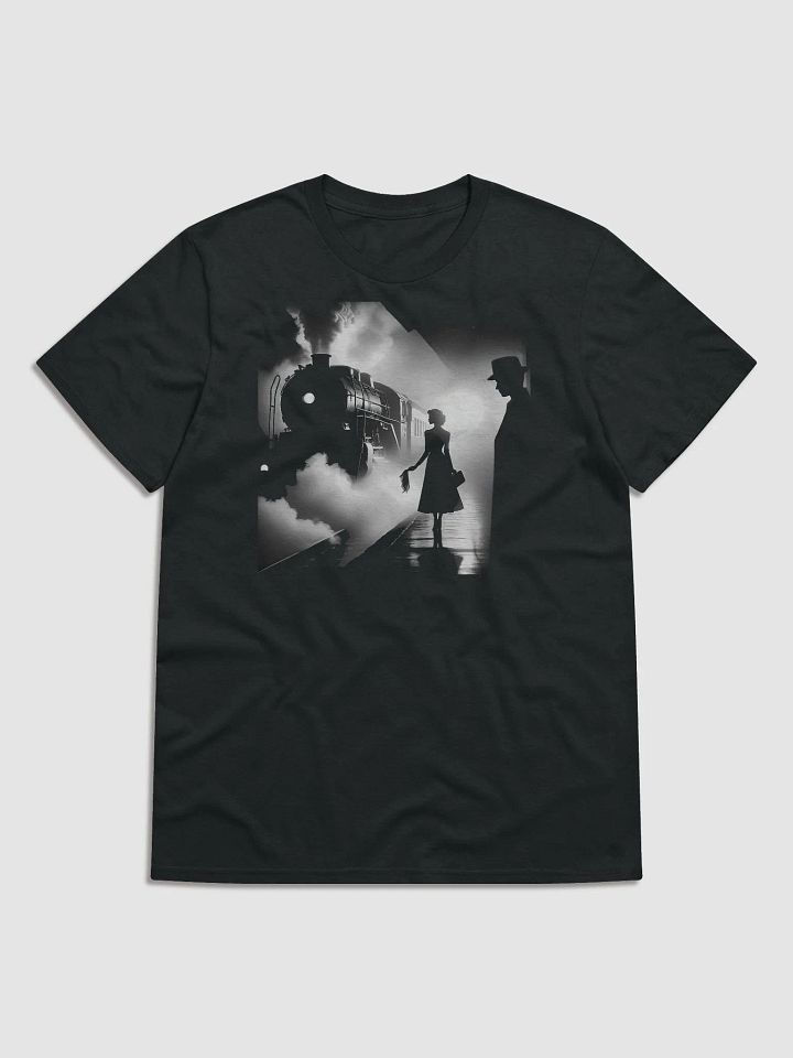 Noir Farewell at the Steam Train (Front Print Womens Tee) product image (1)