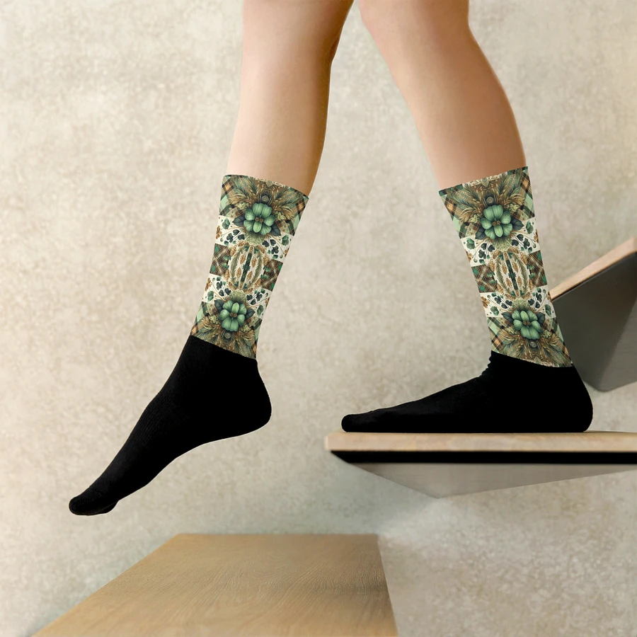 Green Kaleidoscope Dream Socks product image (9)