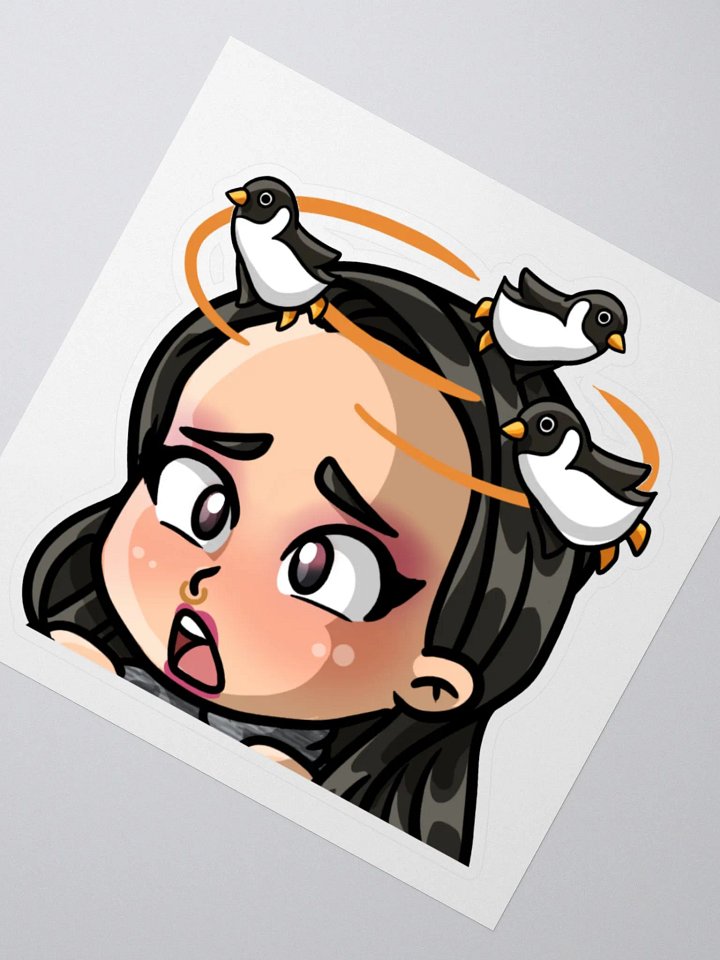 DafuqQwerty Tweedle Bonk Kisscut Sticker product image (2)