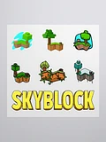 Skyblock Island Sticker Sheet product image (1)