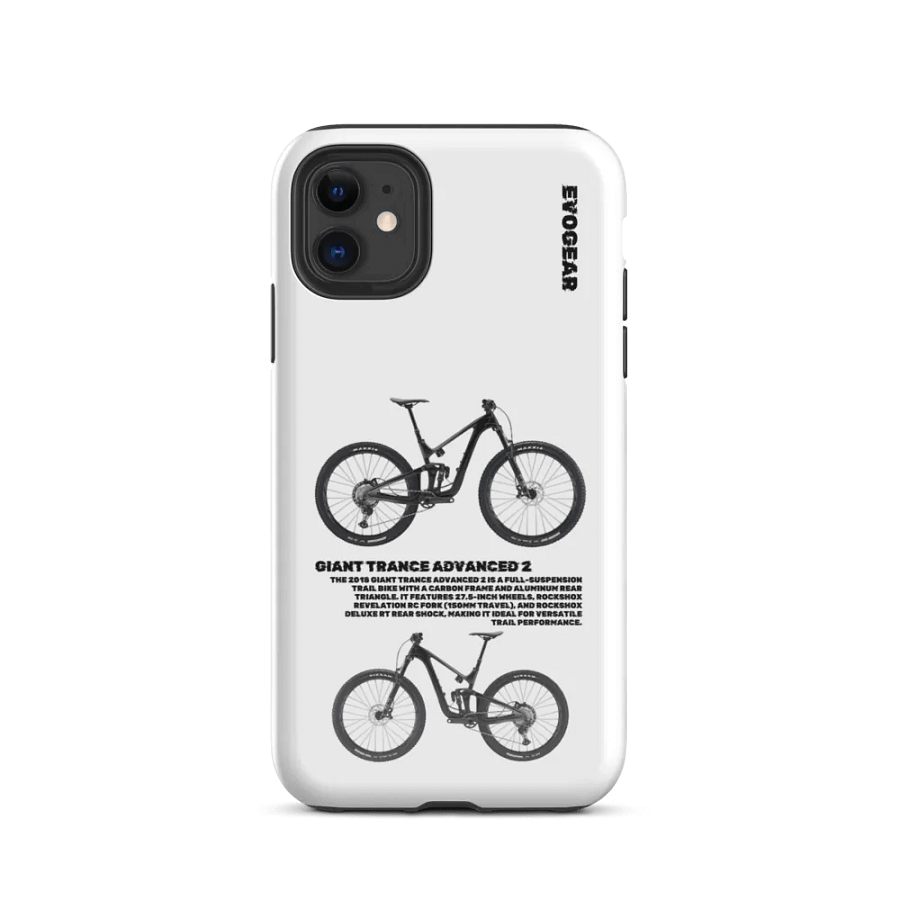 White Trance Advanced 2 iPhone Case product image (2)
