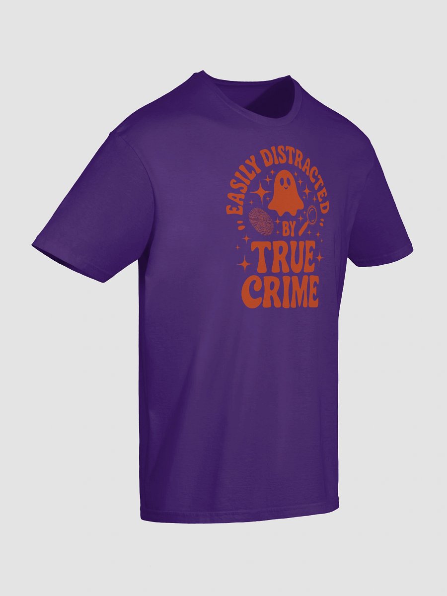 Easily Distracted by True Crime Halloween Spooky Ghost T-Shirt product image (82)