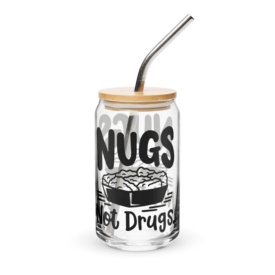 Nugs Not Drugs - Can-Shaped Glass product image (1)