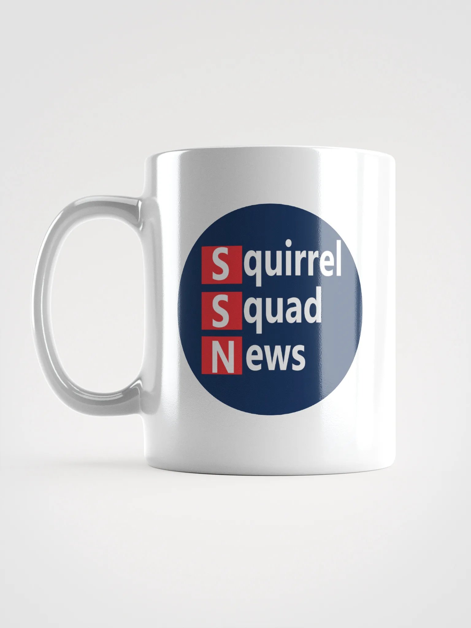 2D SSN Logo - White Glossy Mug Right Handed product image (1)
