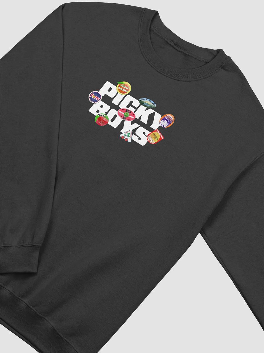 Fruit Stickers Crewneck (White) (5 Colors) product image (3)