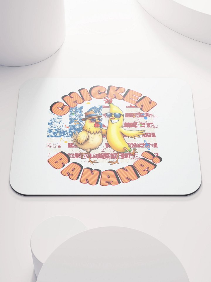 Chicken Banana USA Flag Funky Mouse Pad product image (2)