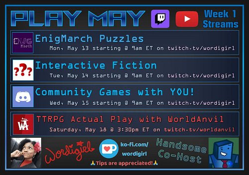 #streaming schedule + #playmay update:
https://ko-fi.com/post/May-9th-2024-BONUS-Writers-Life-Update-J3J2XWPNT 🙏