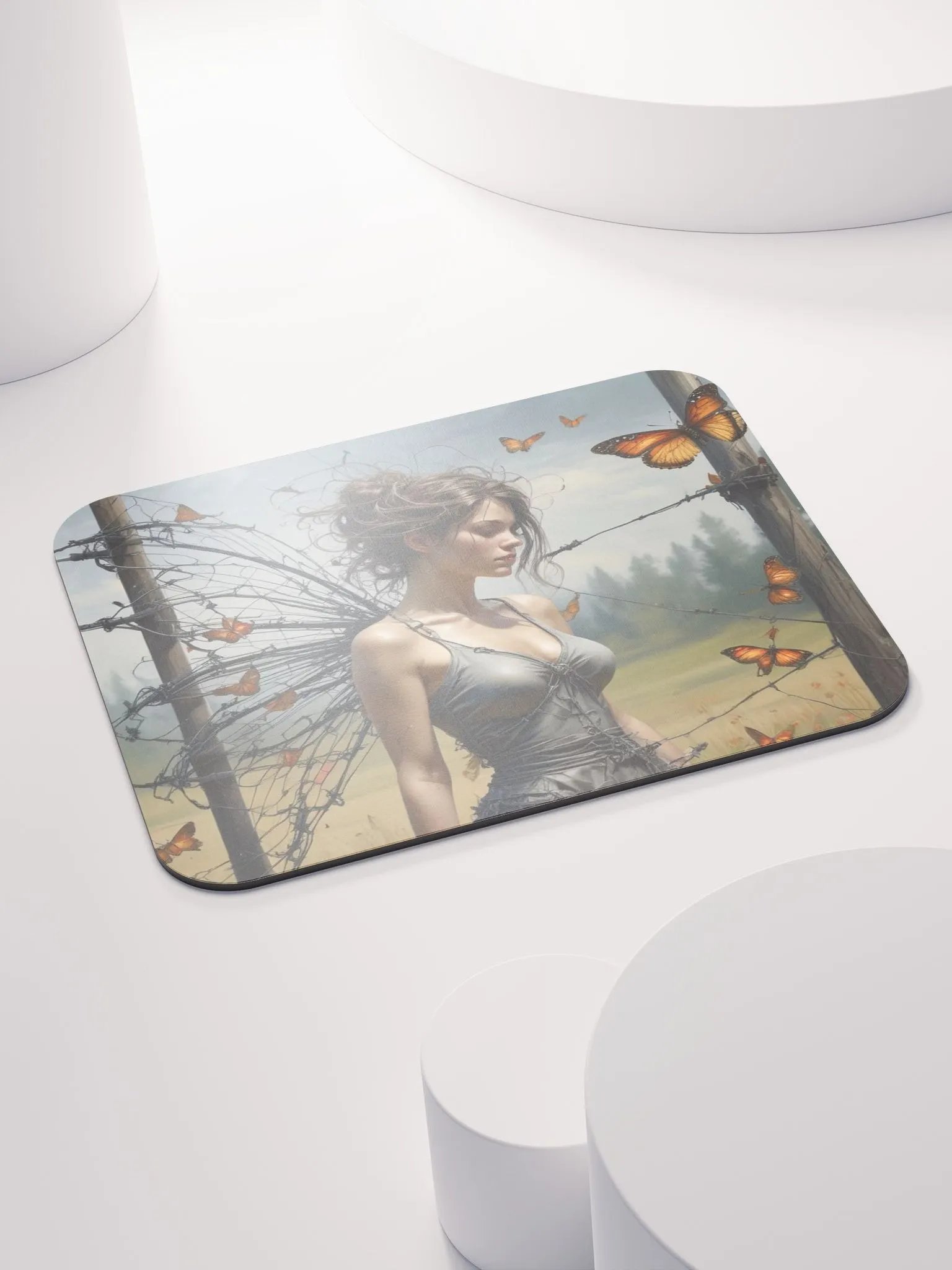 Girl in Black Dress and Barbed Wire product image (4)