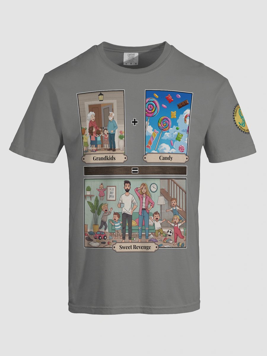 Grandkids + Candy = Sweet Revenge (Both) Comfort Colors Garment-Dyed Heavyweight T-Shirt Colors (3) product image (37)