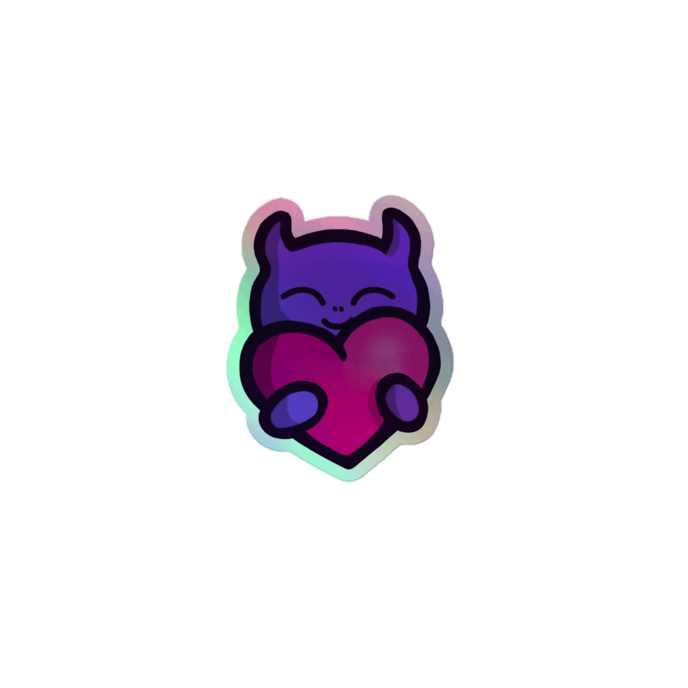 Holographic Sticker - Jeffrey Heart product image (1)