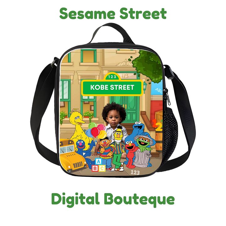 Personalized Sesame Street Design Back to School Customizable Canva Template Set product image (2)
