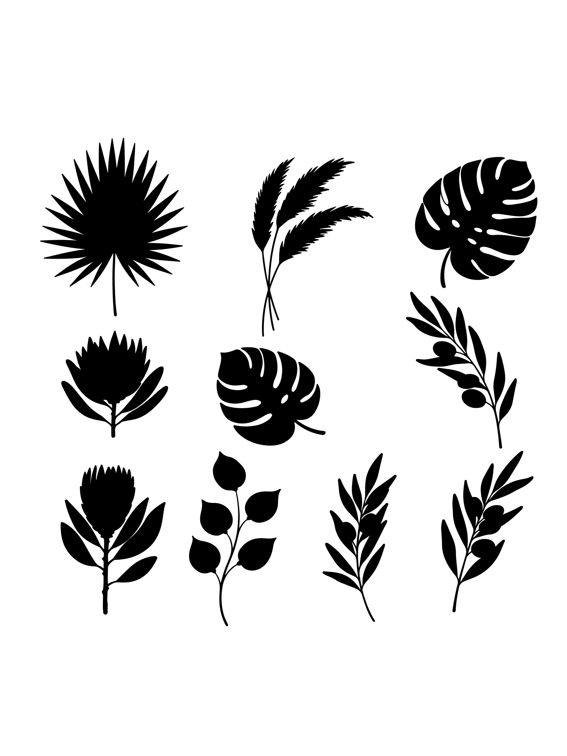 Modern Boho SVG Clipart Bundle, Hand Drawn Rainbow & Sun Designs,Nursery Decor, Cricut, Silhouette Cut Files product image (8)