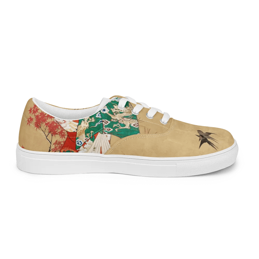 Autumn Serenity Lace-Up Canvas Shoes product image (6)