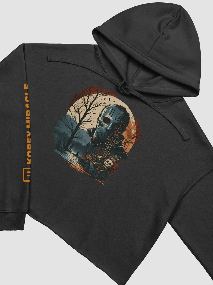 Hockey Masked Man Crop Hoodie product image (3)