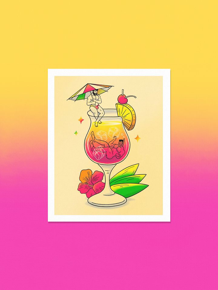 Summer Cocktail 8x10 Print product image (1)