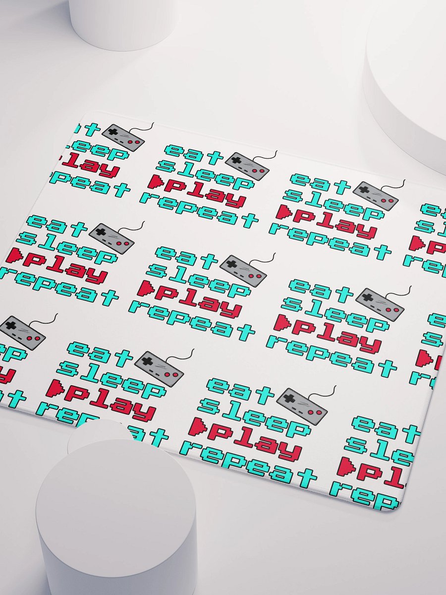 Gaming Mousepad | eat sleep play repeat product image (4)