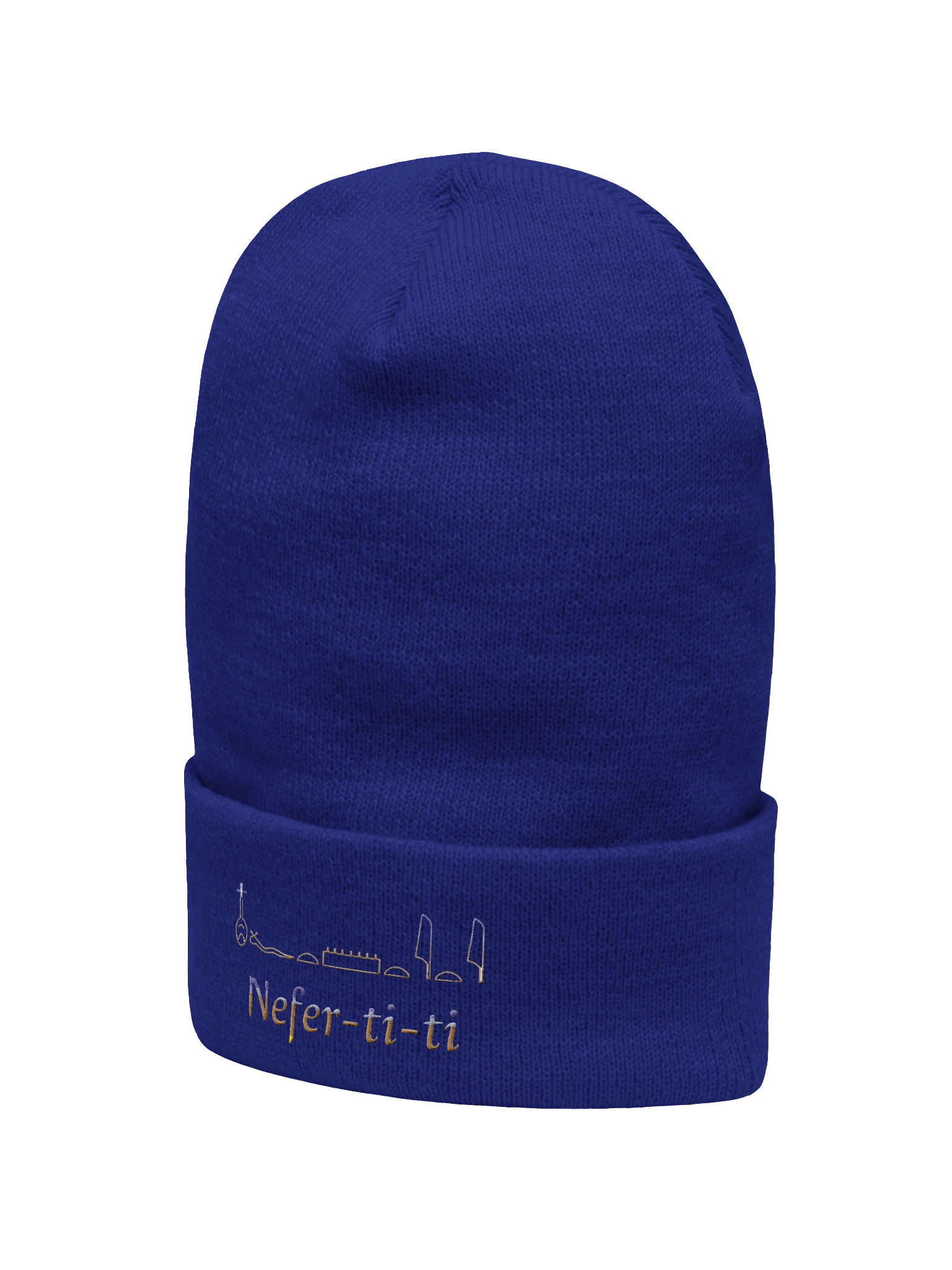 “Beanie — The Winter of the Queen (Nefer-ti-ti - 𓄤𓆑𓏏𓏠𓏏𓇋𓏏𓇋 ) product image (5)