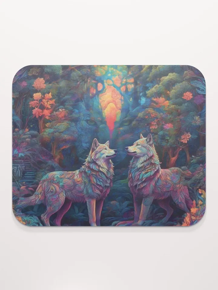 Wolf Animal Spirit Mouse Pad product image (1)