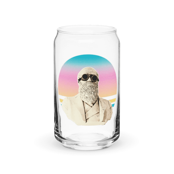 Darwinism Can-Shaped Glass product image (2)