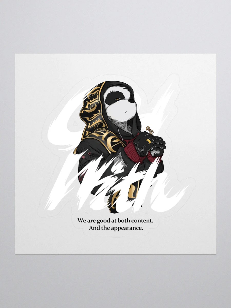 Urban Panda Kiss Cut Stickers product image (1)