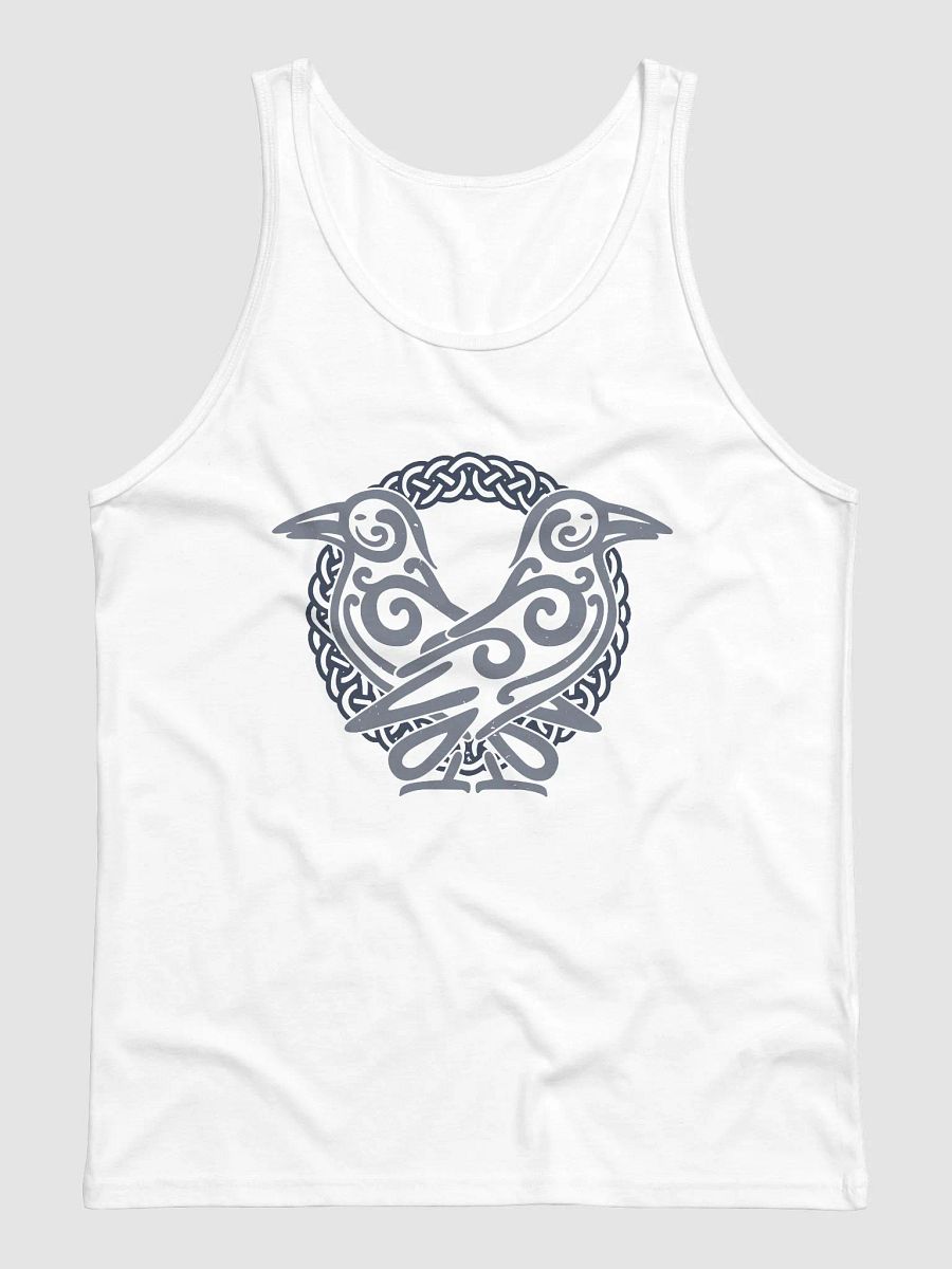 Odin's Ravens Men's Tank Top White product image (2)