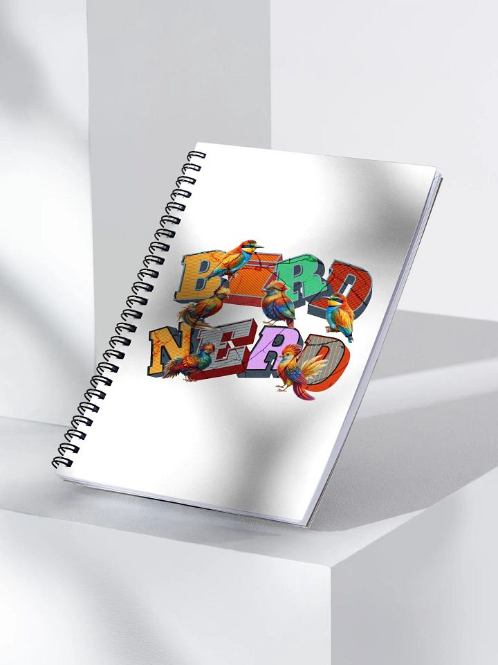 Bird Nerd Avian Alphabet Spiral Notebook product image (2)
