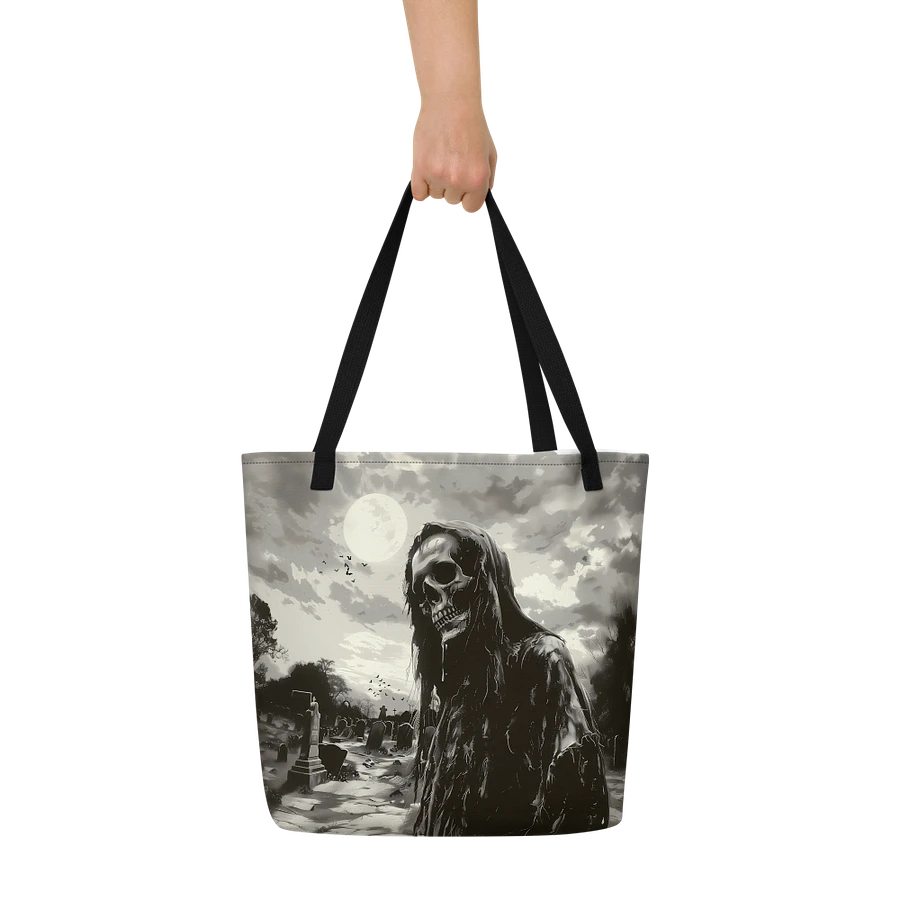 Tote Bag: Skeleton Gothic Dark Spooky Art Halloween Horror Theme product image (6)