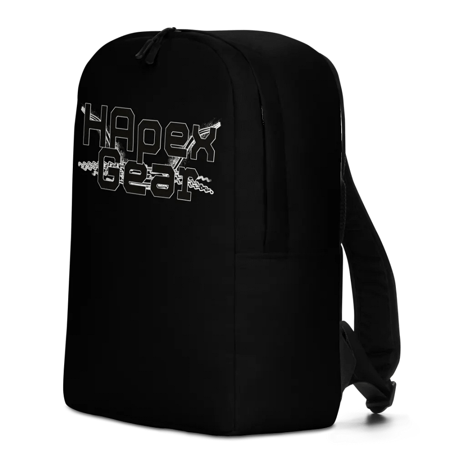 Minimalist Backpack - Black - Black HApex Gear Black Logo product image (12)