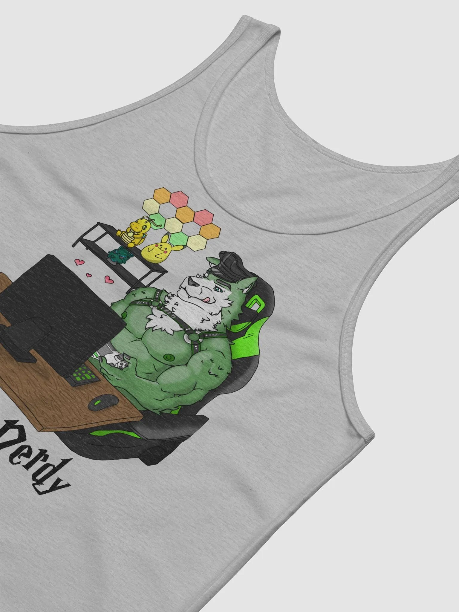 Kinky, Nerdy, & Flirty Tank Top (Light Colors) product image (6)