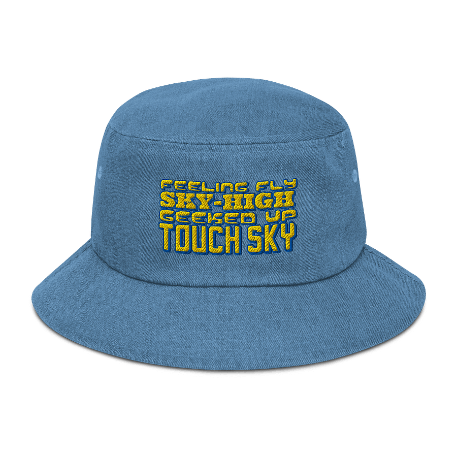 Sky-High Denim Bucket Hat-Geeked product image (1)