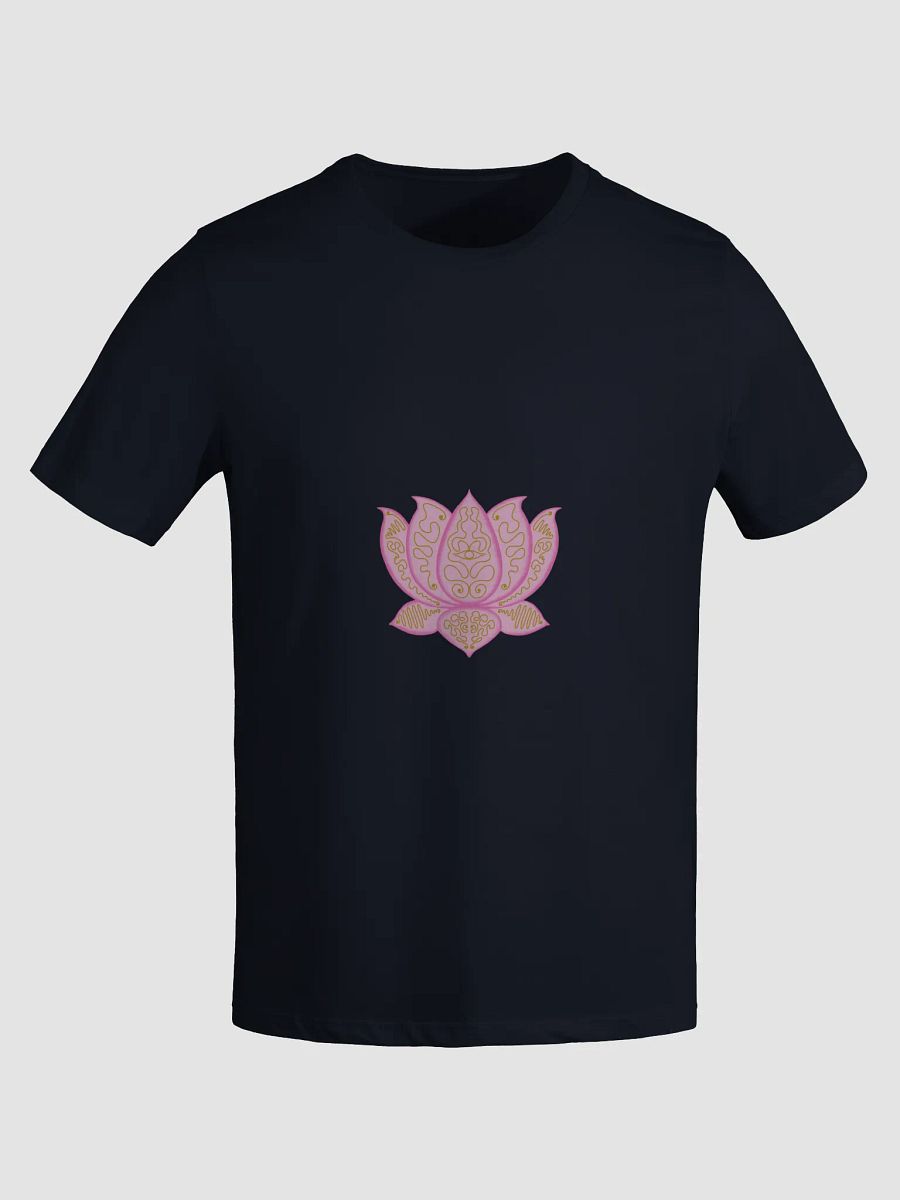 Lotus Blossom Gold Line Art Women's T-Shirt product image (1)