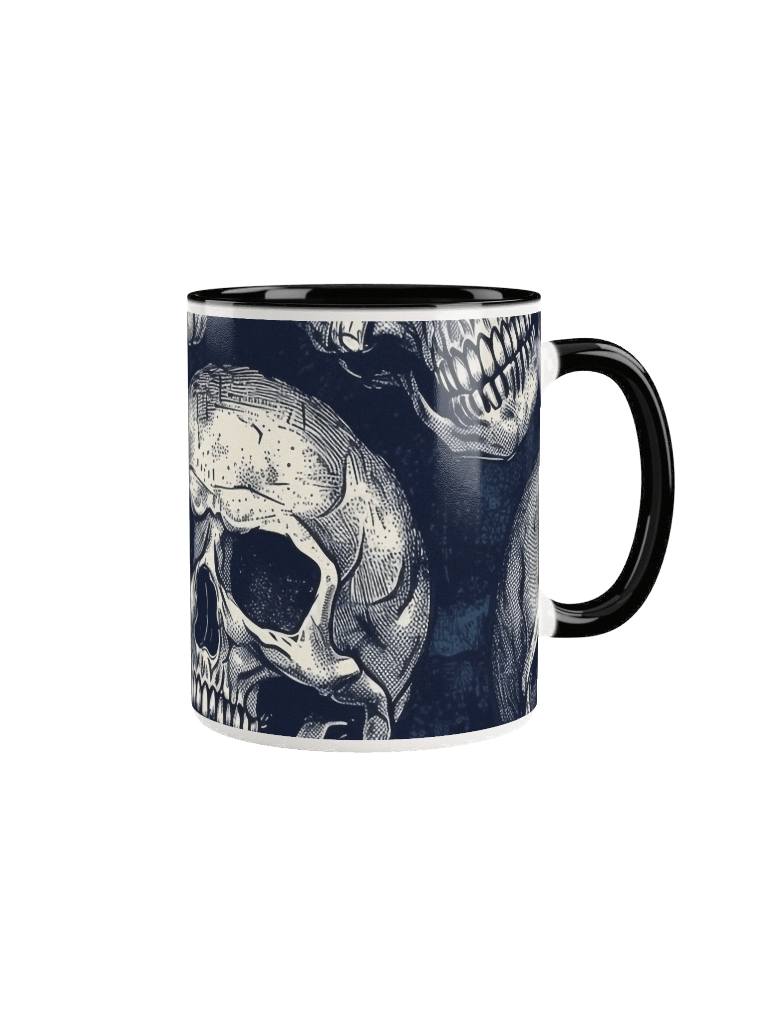 Engraved Skulls Ceramic Mug product image (1)