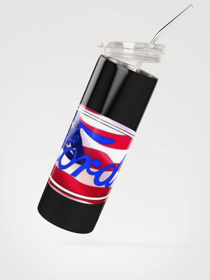 Patriotic Ford Logo Stainless Steel Tumbler product image (2)