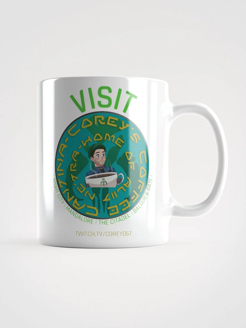 Visit Corey's Coffee Cantina mug - White