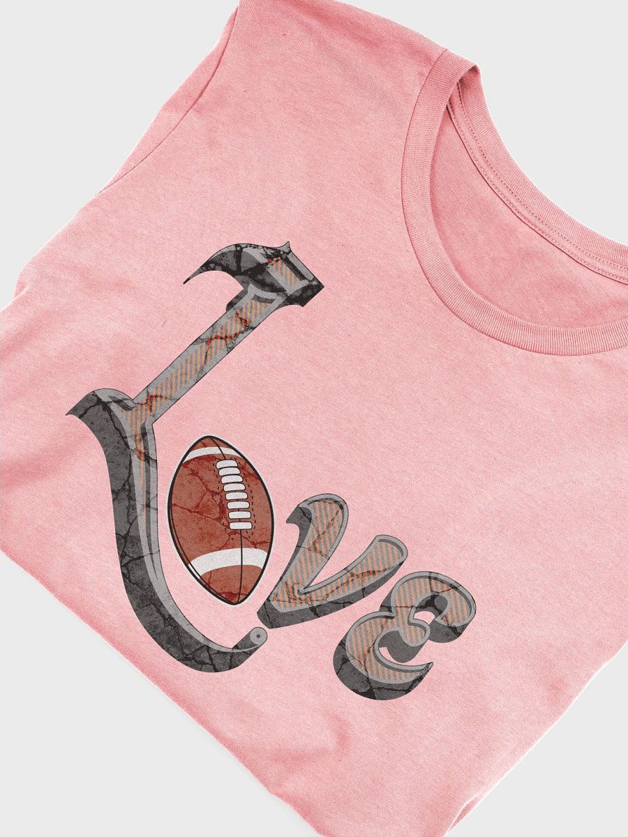 Love Football Textured T-Shirt product image (3)