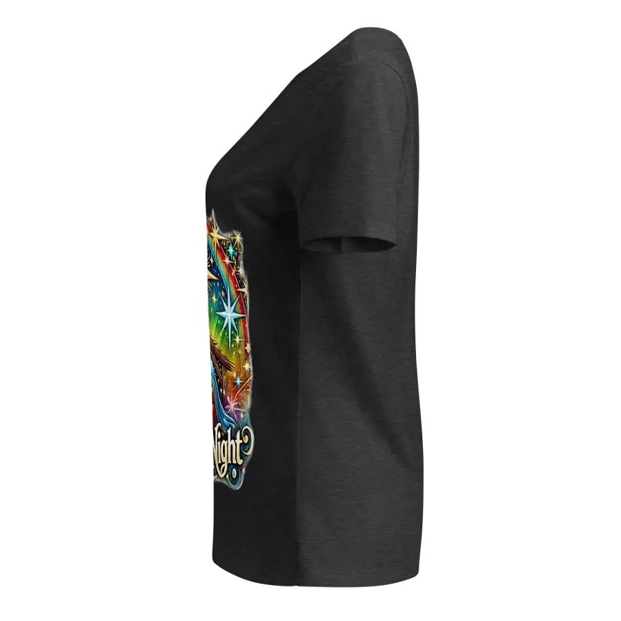 O Holy Night Nativity Scene V-Neck Tee product image (13)