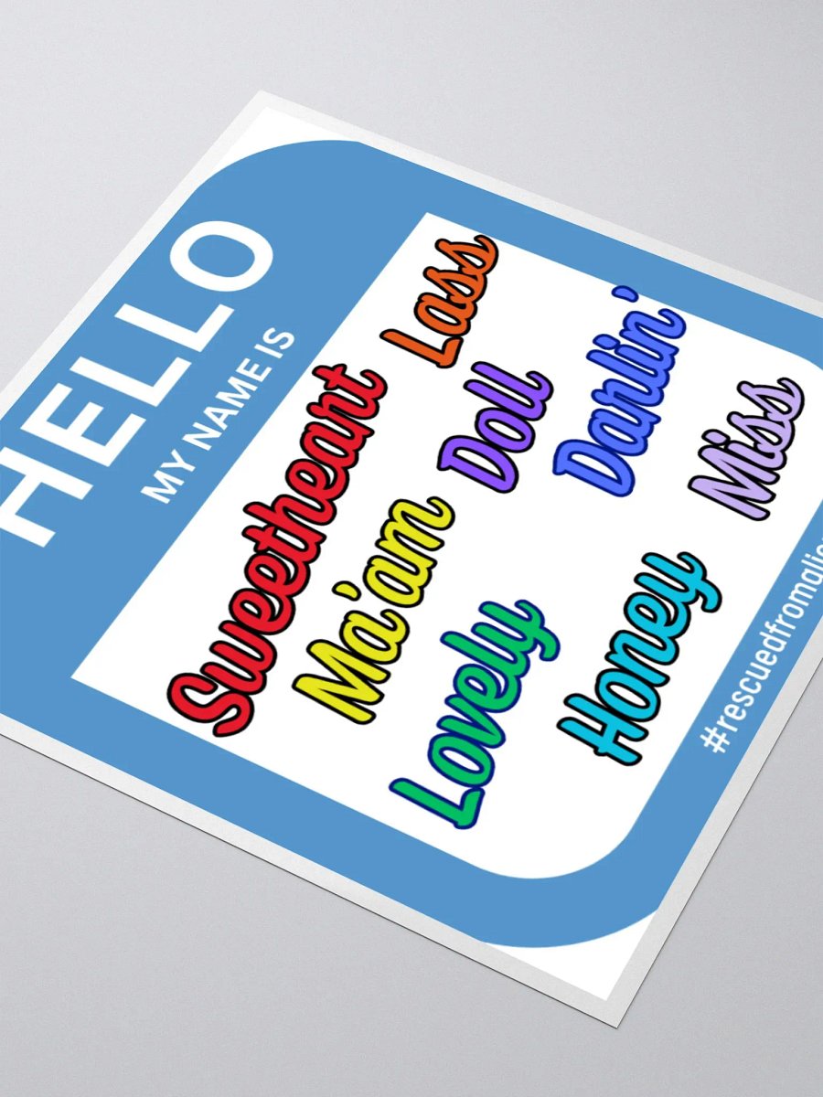 Nicknames Sticker product image (5)