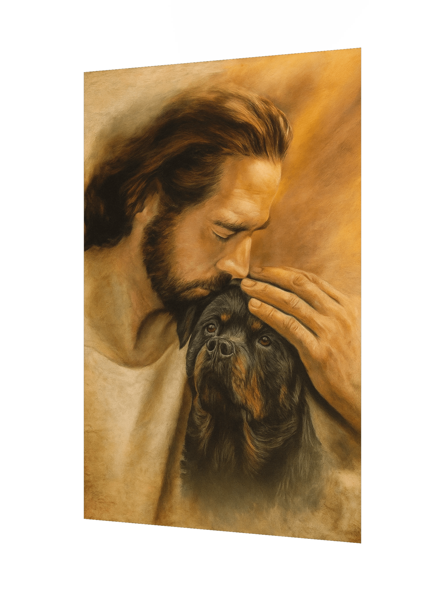 Rottweiler & Jesus Poster product image (7)