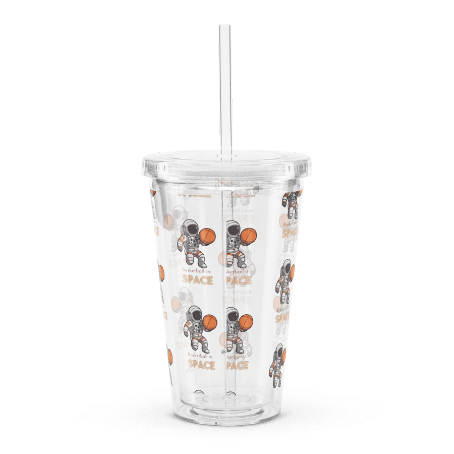 Astronaut Dunking A Basketball In Space. Cosmic Dunk Double Wall Tumbler product image (2)