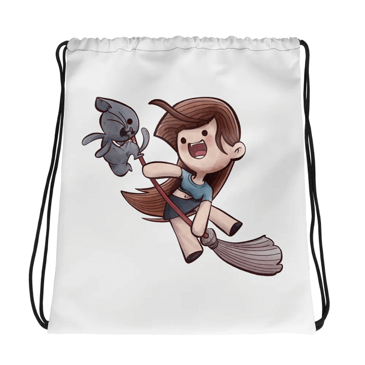 She & Her Pet | Drawstring Bag product image (1)
