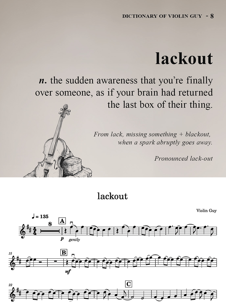lackout - Sheet Music product image (1)