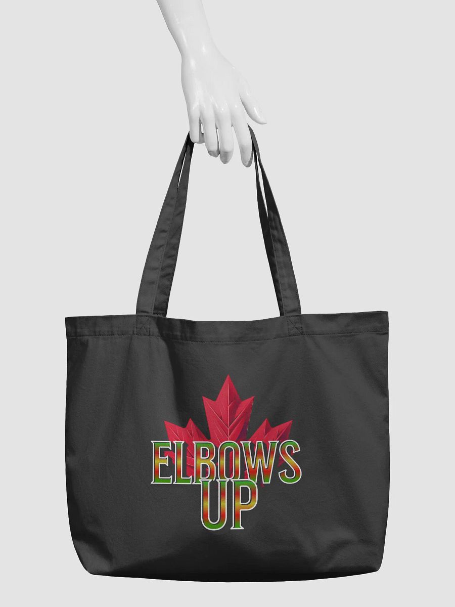 Elbows Up Maple Leaf Gradient Vibrant Tote Bag product image (5)